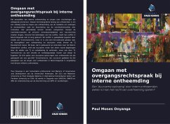 Omgaan met overgangsrechtspraak bij interne ontheemding - Onyanga, Paul Moses