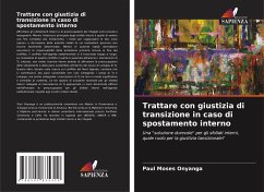 Cover Trattare con giustizia di transizione in caso di spostamento interno