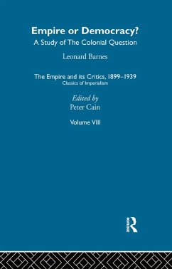 Cover The Empire and its Critics, 1899-1939 (eBook, PDF)