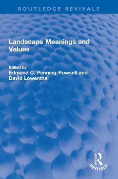 Cover Landscape Meanings and Values (eBook, PDF)