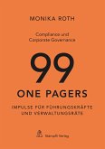 Compliance und Corporate Governance - 99 One Pagers (eBook, PDF)