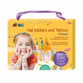Avenir 6308206 - Nail Stickers and Tattoos, Prinzessin, Nagelsticker & Nageltattoos, Kreativset