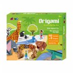 Avenir 6301785 - Origami-Set Zoo, Zootiere-Bastelset, Papierfalten