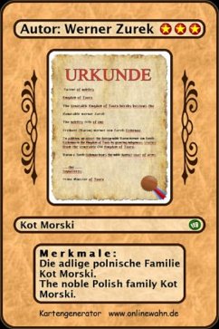 Die adlige polnische Familie Kot Morski. The noble Polish family Kot Morski. (eBook, ePUB)