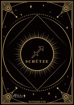 Edles Notizbuch Sternzeichen Schütze   Designed by Alfred Herler - Herler, Alfred