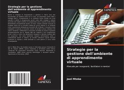 Strategie per la gestione dell'ambiente di apprendimento virtuale - Mtebe, Joel