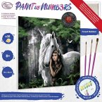 Craft Buddy PBN5050E - Paint by Numbers, Forest Maiden, 50x50 cm