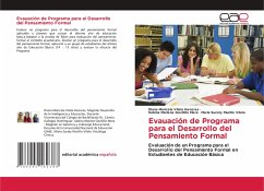 Evauación de Programa para el Desarrollo del Pensamiento Formal