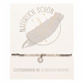 Echtstein-Kugelarmband - "Natürlich schön" - Regenbogen-Labradorit - Edelstahl - Mandala der Liebe