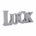 Schriftzug - grau - Luck