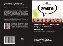 L'amélioration de l'enseignant d'espagnol-littérature aujourd'hui - Nochea Vileilla, Lazaro;Abreu Álvarez, Yordanka C.;Izaguirre Bencomo, Santa