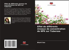 Cover Effet de différents niveaux de concentration de NPK sur Tuberose