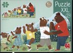 Goula 55266 - Bärenfamilie, Formpuzzle, XXL-Puzzle, 16 Teile