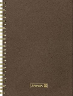 Brunnen Notizbuch Wire-O A5 dotted chocolat