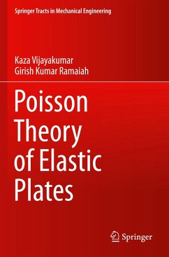 Poisson Theory of Elastic Plates - Vijayakumar, Kaza;Ramaiah, Girish Kumar