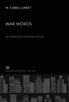 War Words - Greet, W. Cabell