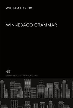 Winnebago Grammar - Lipkind, William