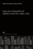 English Opinions of French Poetry 1660¿1750