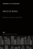 Ways of Being. Elements of Analytic Ontology