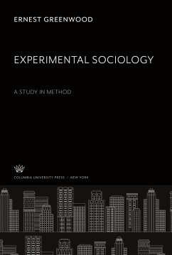 Experimental Sociology - Greenwood, Ernest