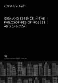 Idea and Essence in the Philosophies of Hobbes and Spinoza