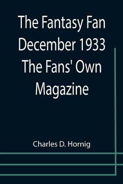 Cover The Fantasy Fan December 1933 The Fans' Own Magazine
