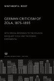 German Criticism of Zola 1875¿1893