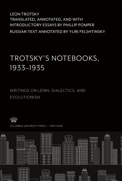 Cover Trotsky'S Notebooks, 1933-1935