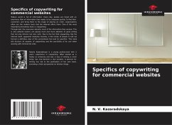 Specifics of copywriting for commercial websites - Kazaradskaya, N. V.