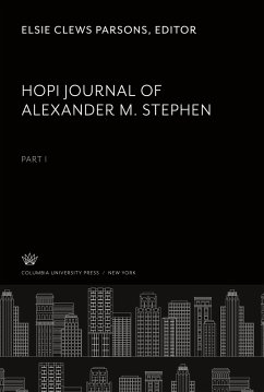 Cover Hopi Journal of Alexander M. Stephen Part I