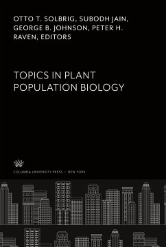 Cover Topics in Plant Population Biology