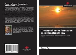 Theory of norm formation in international law - Terz, Panos