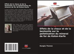 Effets de la chaux et de la bentonite sur la pelletisation du minerai de fer de Koton-Karfe - Thomas, Dungka