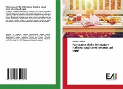 Panorama della letteratura Italiana dagli anni ottanta ad oggi Cover Panorama della letteratura Italiana dagli anni ottanta ad oggi
