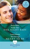 Wed For Their One Night Baby / Their Marriage Meant To Be: Wed for Their One Night Baby / Their Marriage Meant To Be (Mills & Boon Medical) (eBook, ePUB)