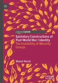 Epistolary Constructions of Post-World War I Identity (eBook, PDF)