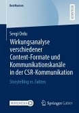 Wirkungsanalyse verschiedener Content-Formate und Kommunikationskanäle in der CSR-Kommunikation (eBook, PDF)