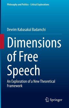 Dimensions of Free Speech (eBook, PDF) - Kabasakal Badamchi, Devrim
