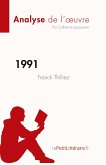 1991 de Franck Thilliez (Analyse de l'¿uvre)