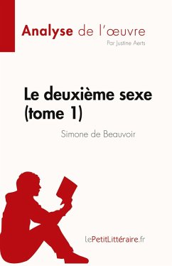 Le deuxième sexe (tome 1) de Simone de Beauvoir (Analyse de l'¿uvre) - Justine Aerts