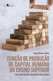 Função de produção de capital humano do ensino superior (eBook, ePUB)