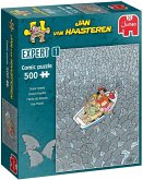 Jumbo 20089 - Jan van Haasteren, Hai-Wahn, Hai-Manie, Expert 1, Comic-Puzzle, 500 Teile