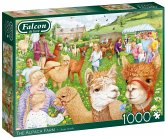 Jumbo 11374 - Falcon, Anne Searle, The Alpaca Farm, Puzzle, 1000 Teile