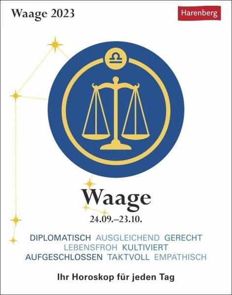 Waage Sternzeichenkalender 2023: Tagesabreißkalender. Mini-Tischkalender 2023 mit täglichem Horoskop. Kleiner Kalender mit täglichem Blick in die Sterne. Waage Sternzeichenkalender 2023: Tagesabreißkalender. Mini-Tischkalender 2023 mit täglichem Horoskop. Kleiner Kalender mit täglichem Blick in die Sterne.