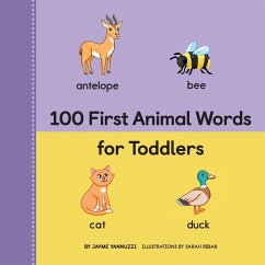 Cover 100 First Animal Words for Toddlers