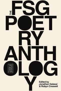 Cover The Fsg Poetry Anthology