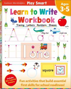 Play Smart Learn to Write Workbook - Gakken Early Childhood Experts