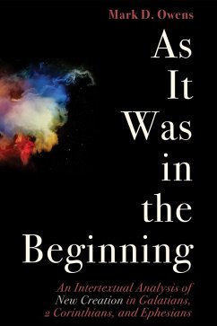 As It Was in the Beginning (eBook, ePUB)