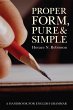 Proper Form, Pure and Simple (eBook,... - Bild 1