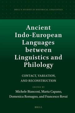 Ancient Indo-European Languages Between Linguistics and Philology